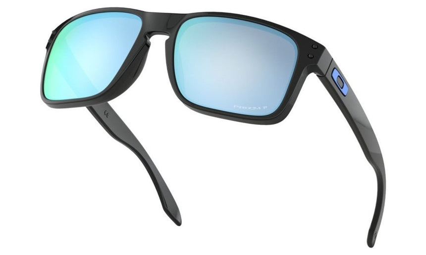 Oakley Holbrook Sunglasses - Polished Black/Prizm Deep Water Polarized