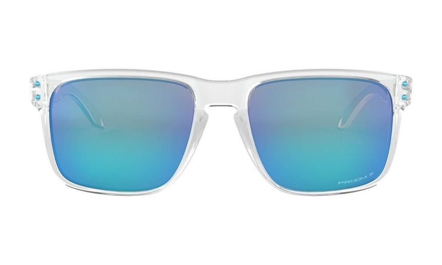 Oakley Holbrook XL Sunglasses - Polished Clear/Prizm Sapphire Polarized