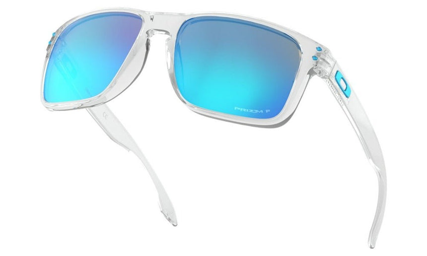 Oakley Holbrook XL Sunglasses - Polished Clear/Prizm Sapphire Polarized