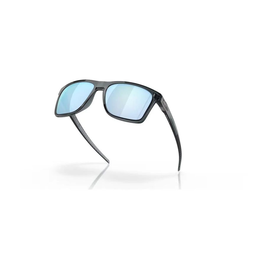 Oakley Leffingwell Sunglasses - Crystal Black/Prizm Deep Water Polarized