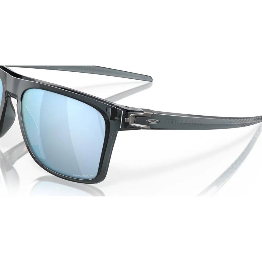 Oakley Leffingwell Sunglasses - Crystal Black/Prizm Deep Water Polarized