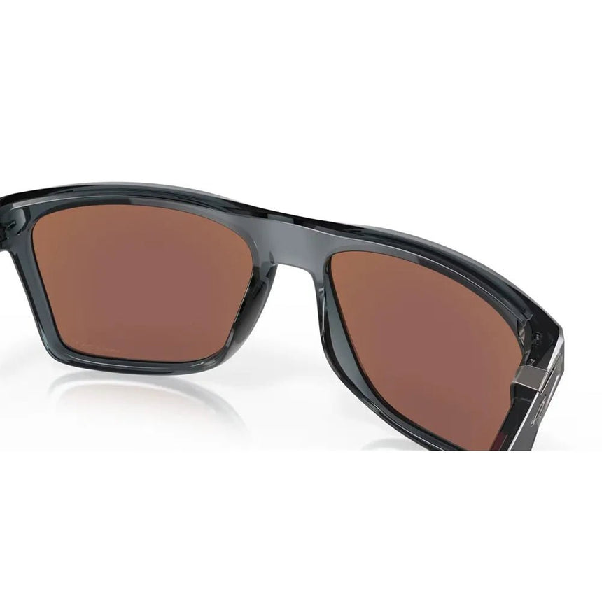 Oakley Leffingwell Sunglasses - Crystal Black/Prizm Deep Water Polarized
