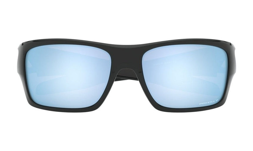 Oakley Turbine Sunglasses - Polished Black/Prizm Deep Water Polarized