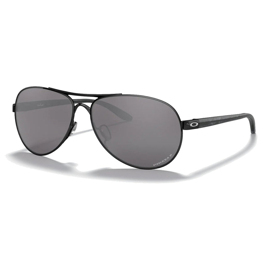 Oakley Women's Feedback Sunglasses - Polished Black/Prizm Black Polarized