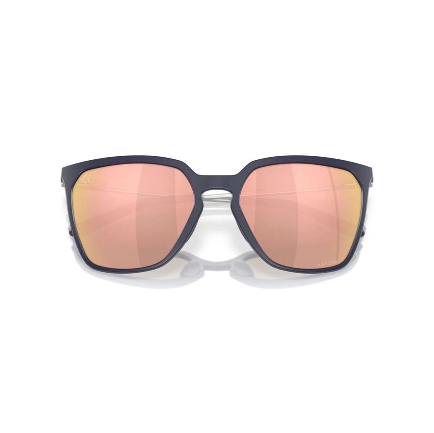 Oakley Women's Mikaela Shiffrin Signature Series Sielo SQ Sunglasses - Matte Navy/Prizm Rose Gold