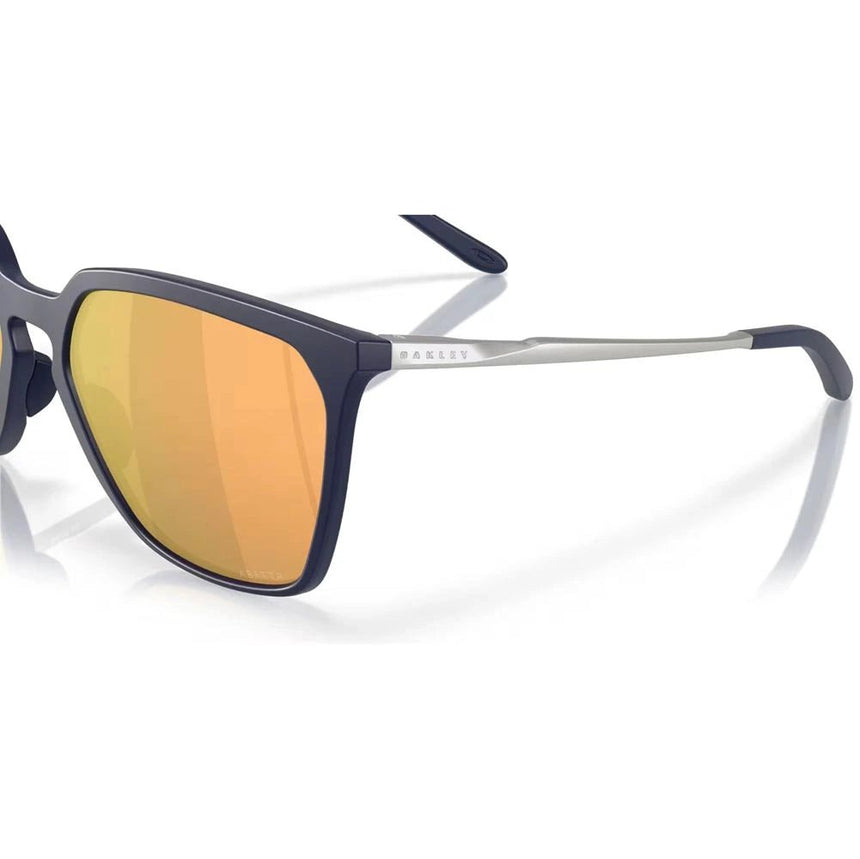 Oakley Women's Mikaela Shiffrin Signature Series Sielo SQ Sunglasses - Matte Navy/Prizm Rose Gold