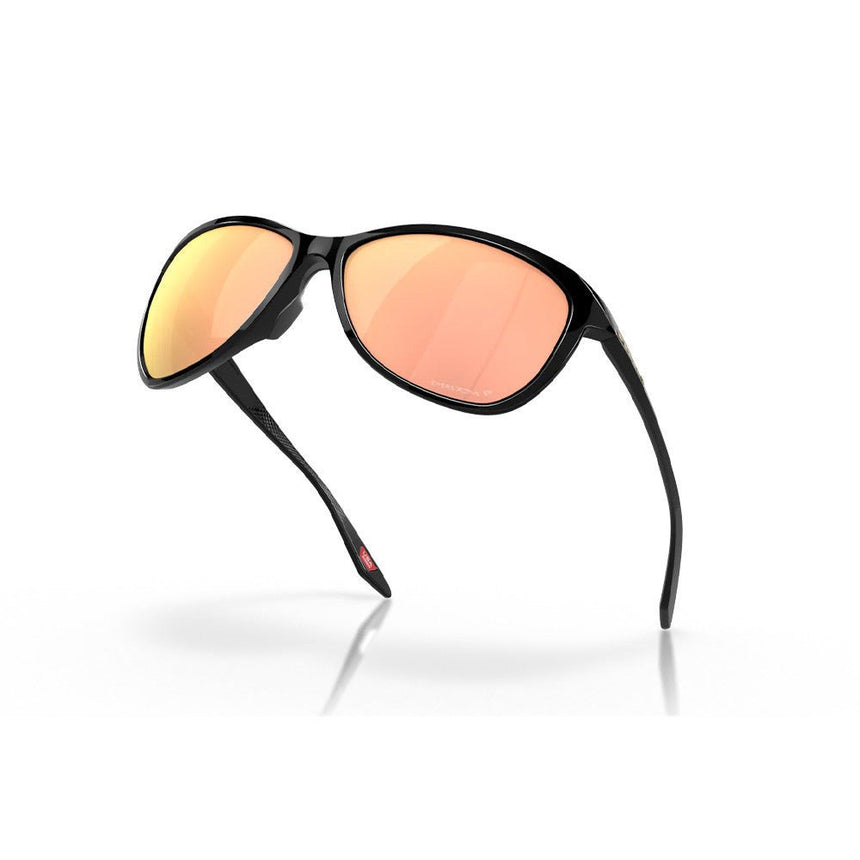 Oakley Women's Pasque - Polished Black/Prizm Rose Gold Polarized