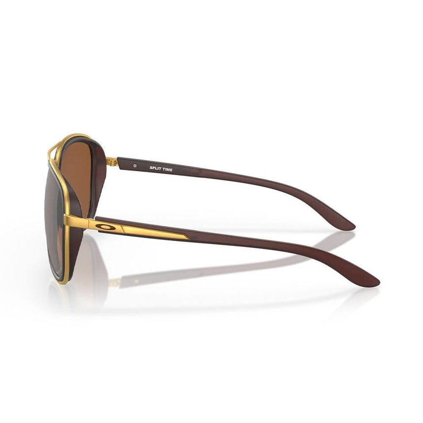 Oakley Women's Split Time - Matte Rootbeer/Prizm Tungsten Polarized