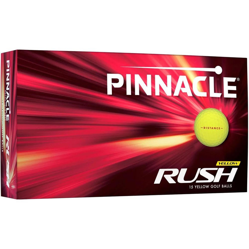 Pinnacle Rush Golf Balls - Yellow - 15 Pack