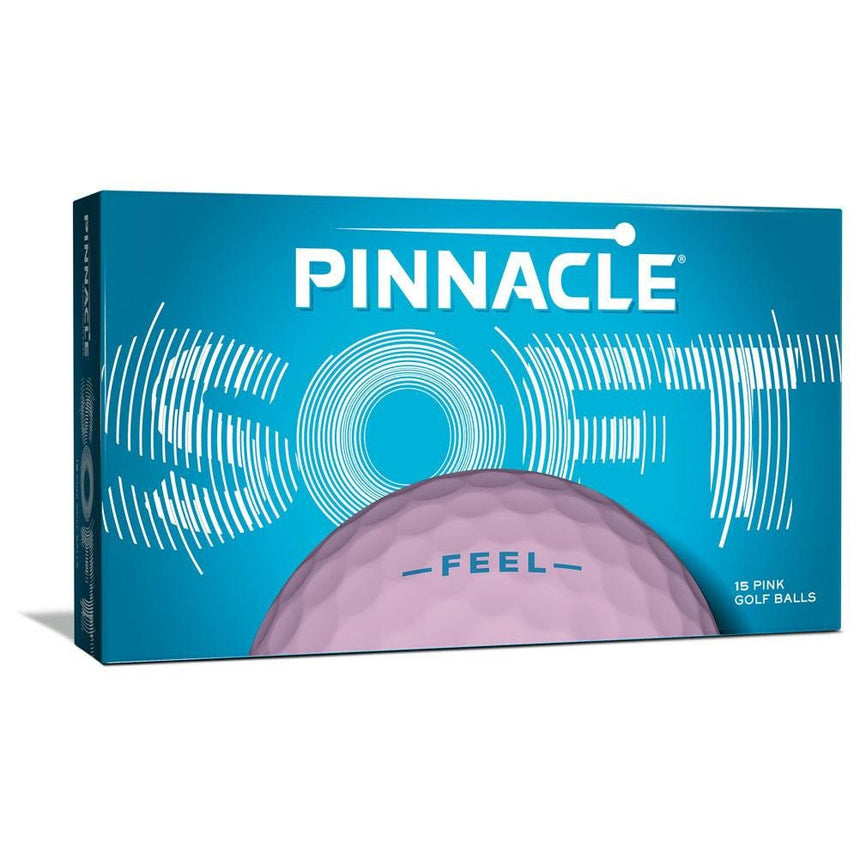 Pinnacle Women's Soft Golf Balls - Pink - 15 Pack