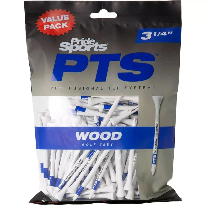 Pride Sports 3-1/4" PTS Golf Tees - White - 135 Count