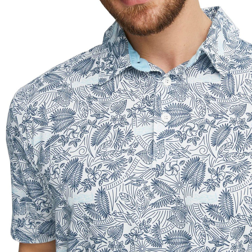 Navy Blazer Tropical Aqua