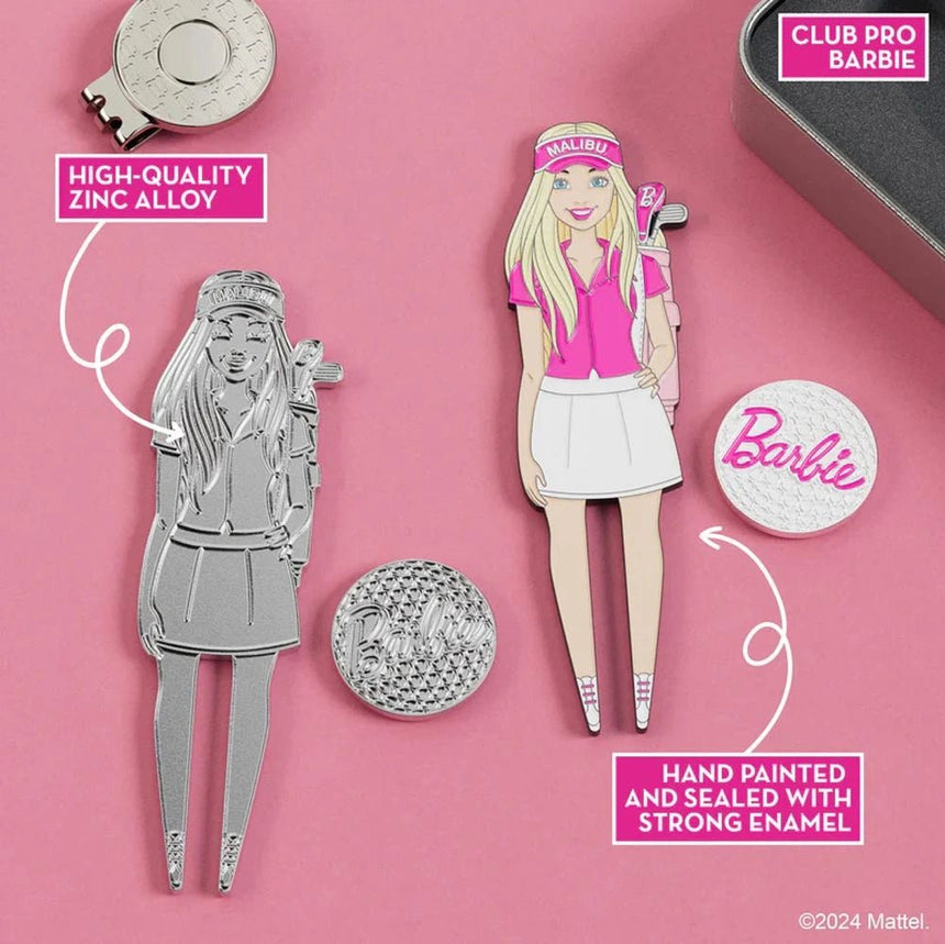 Putt Buddies Club Pro Barbie Divot Tool with Barbie Golf Ball Marker