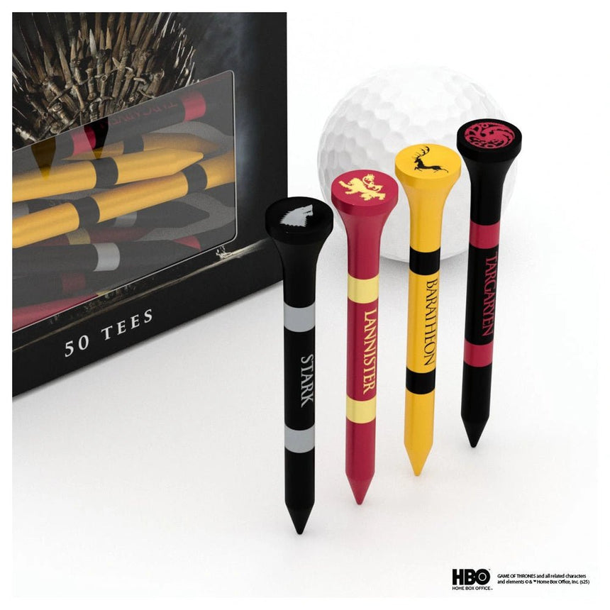 Putt Buddies Game of Thrones - House Crest Golf Tees - Pack of 50 - 2.75"