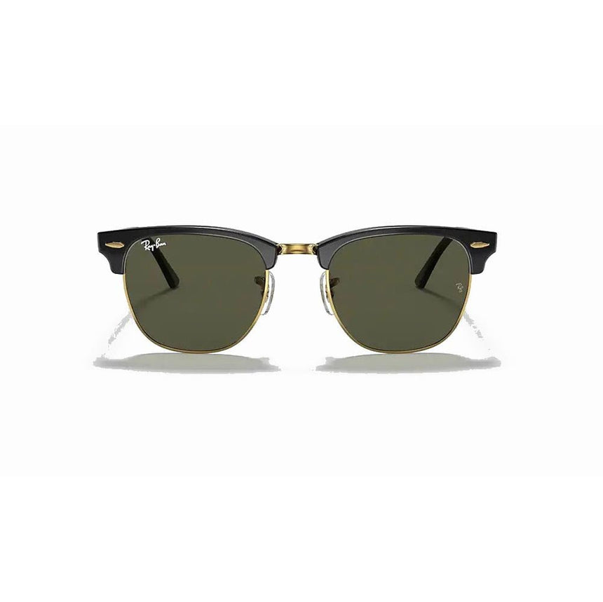 Ray-Ban Clubmaster Classic - Tortoise/Green Solid Color