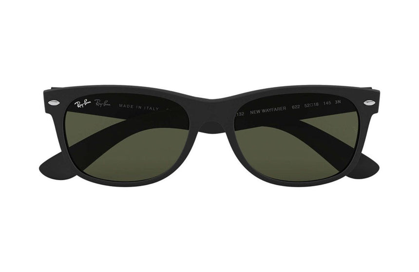 Ray-Ban New Wayfarer Classic - Black/Green Classic G-15 - 55mm
