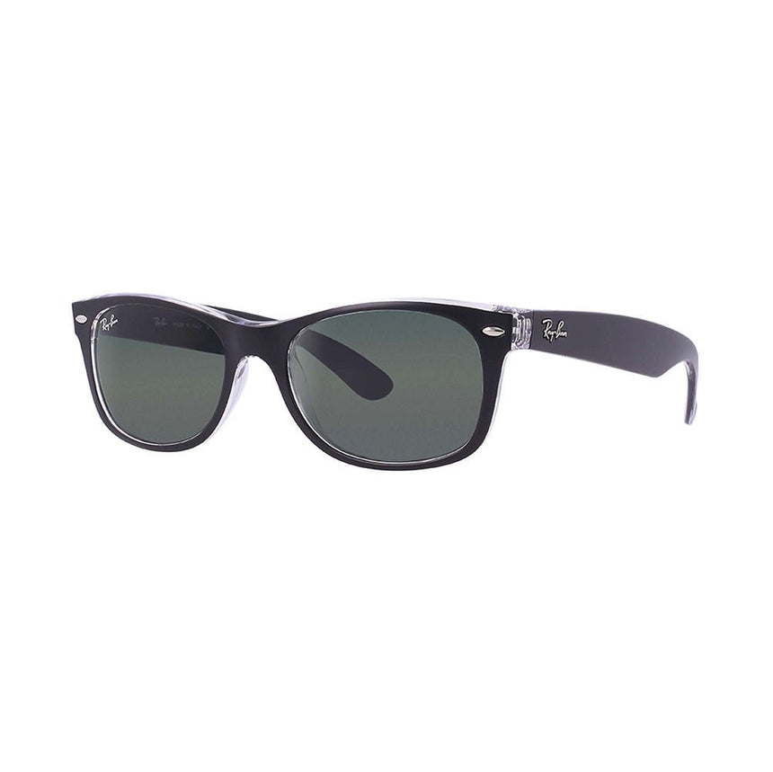 Ray-Ban New Wayfarer Color Mix - Transparent Black/Green Classic G-15