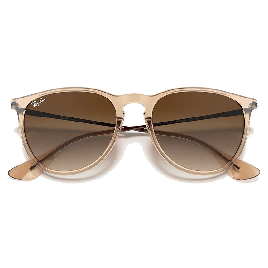 Ray-Ban Women's Erika Color Mix - Shiny Transparent Brown/Brown Gradient