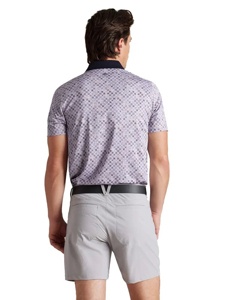 Pale Lilac Lavender Dusk Micro Square Geo