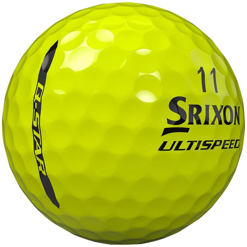 Srixon Q-Star Ultispeed Golf Balls - Tour Yellow