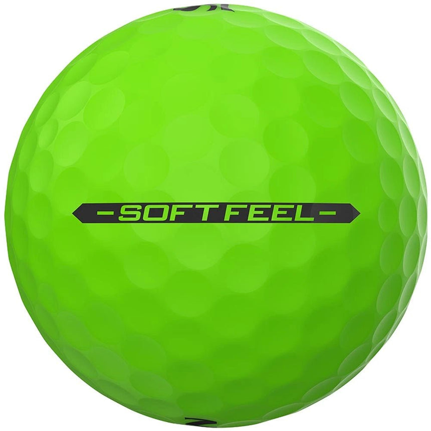 Srixon Soft Feel Brite Golf Balls - Brite Green