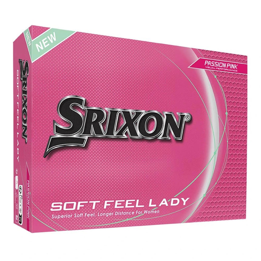 Srixon Soft Feel Lady Golf Balls - Passion Pink