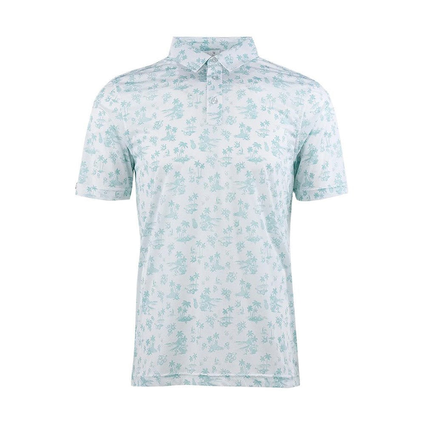 Straight Down Aloha Polo