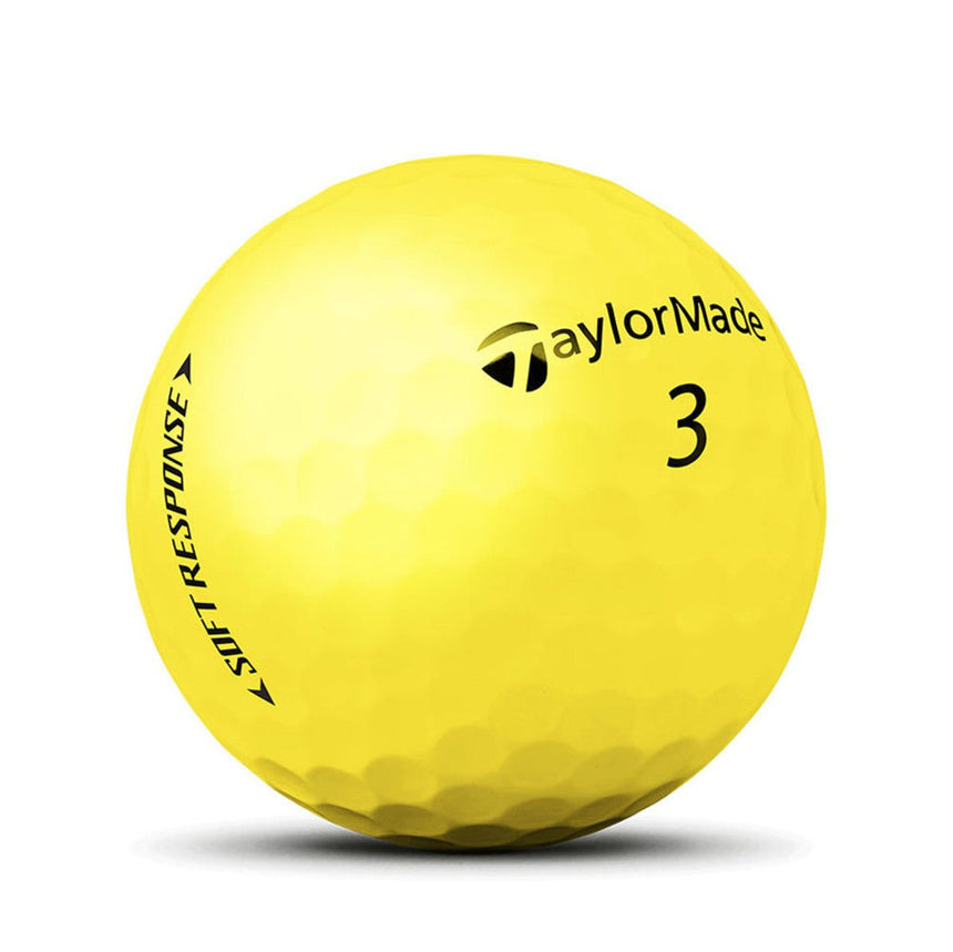 TaylorMade Soft Response Golf Balls - Yellow