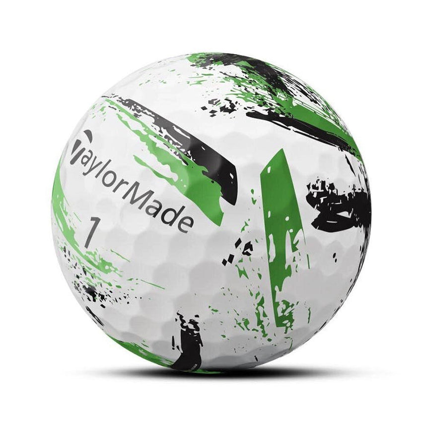 TaylorMade SpeedSoft Ink Golf Balls - Green - 2024