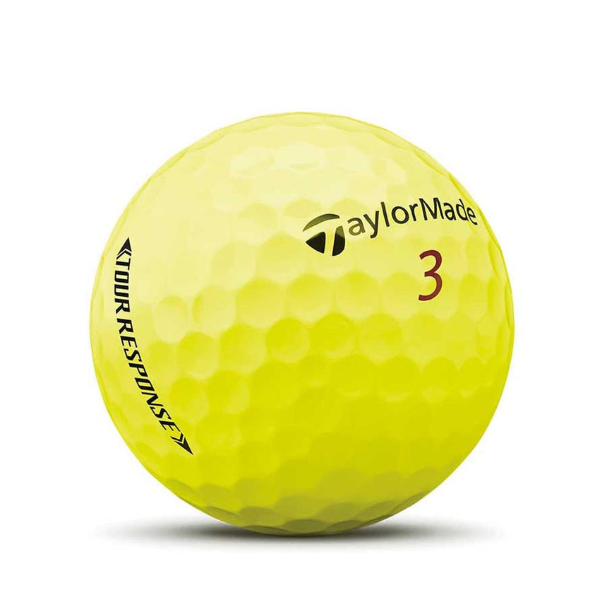 Taylormade Tour Response Golf Balls - Yellow - 2022