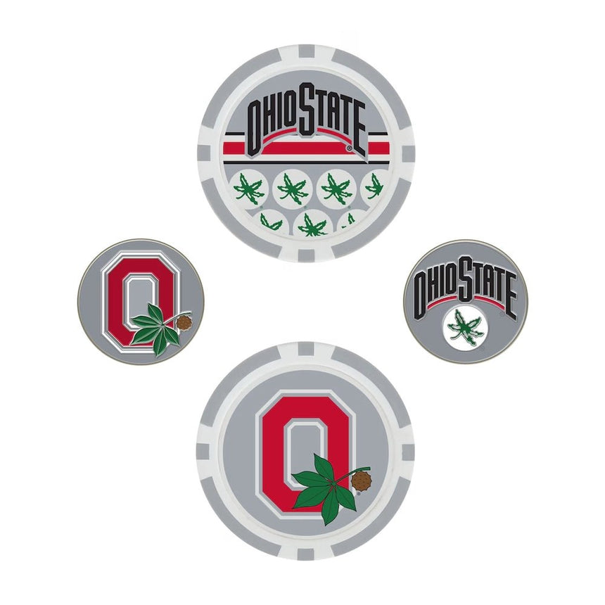 Team Effort NCAA Ohio State Buckeyes Ball Marker Set