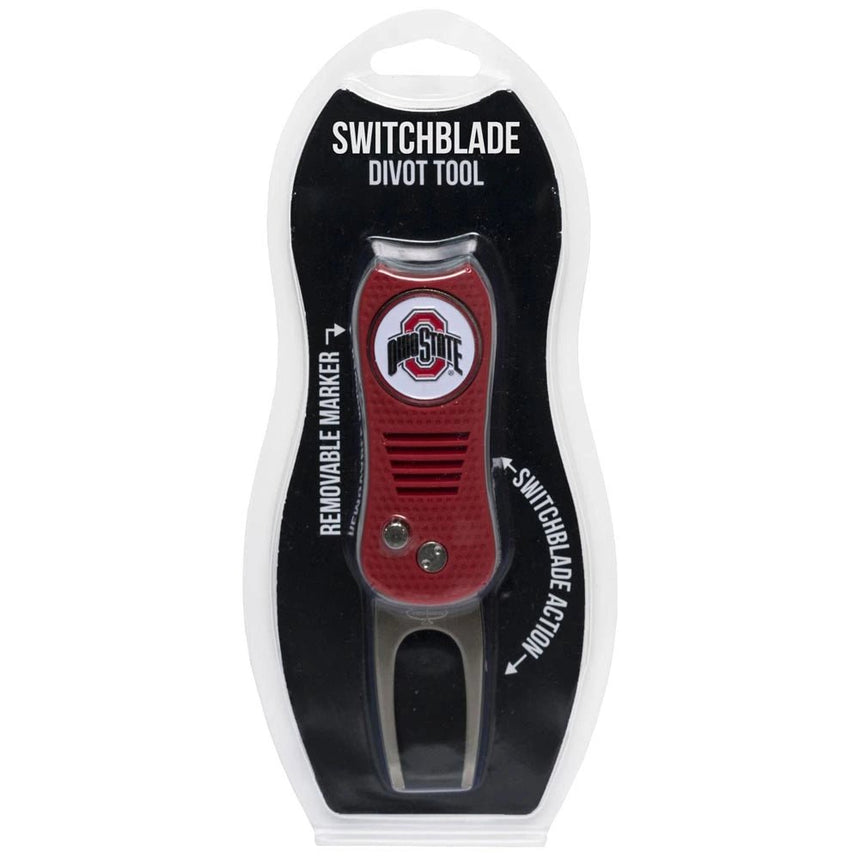 Team Golf NCAA Switchblade Divot Tool - Ohio State Buckeyes