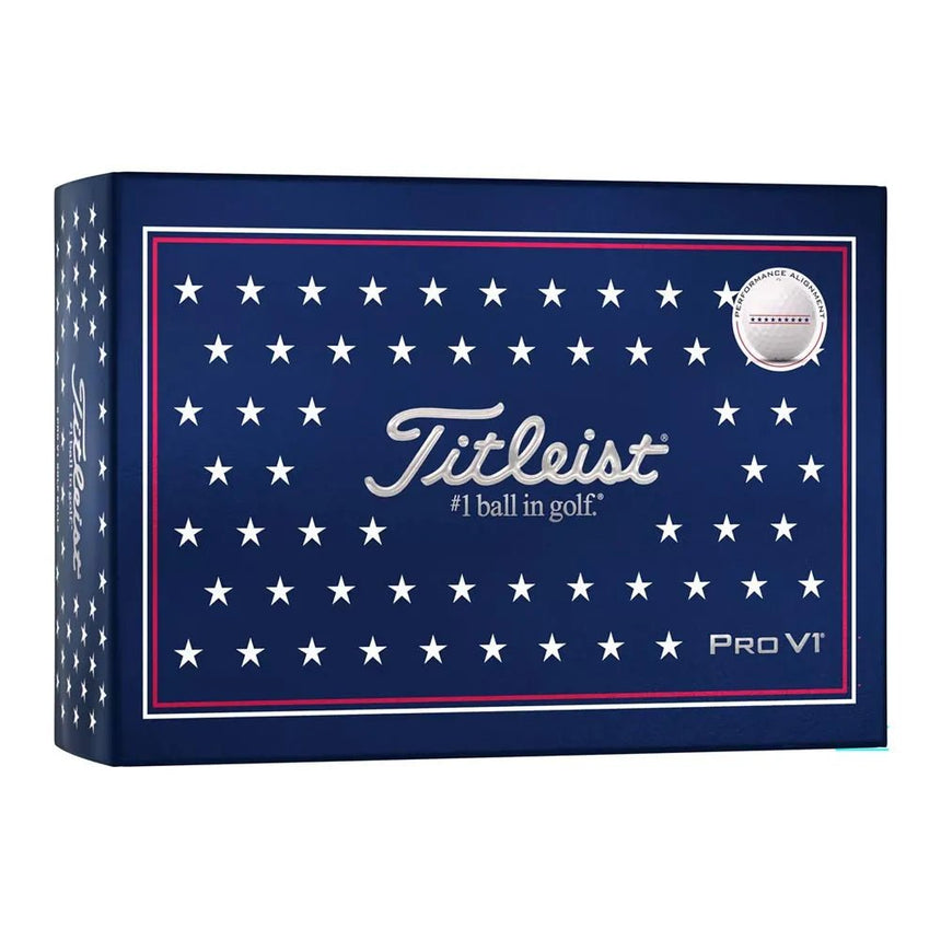 Titleist Pro V1 USA Flag Golf Balls - 6 Pack – 2024