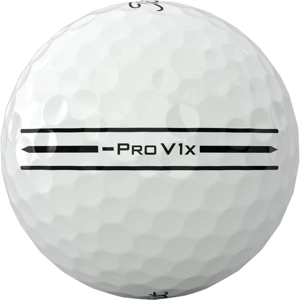 Titleist Pro V1x Left Dash AIM Enhanced Alignment Golf Balls - Loyalty Rewarded - Buy 3 Get 1 Free