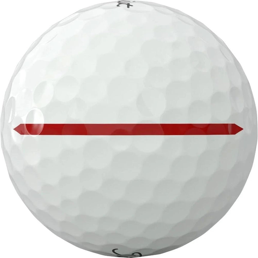 Titleist Pro V1x Left Dash AIM Performance Golf Balls - Red
