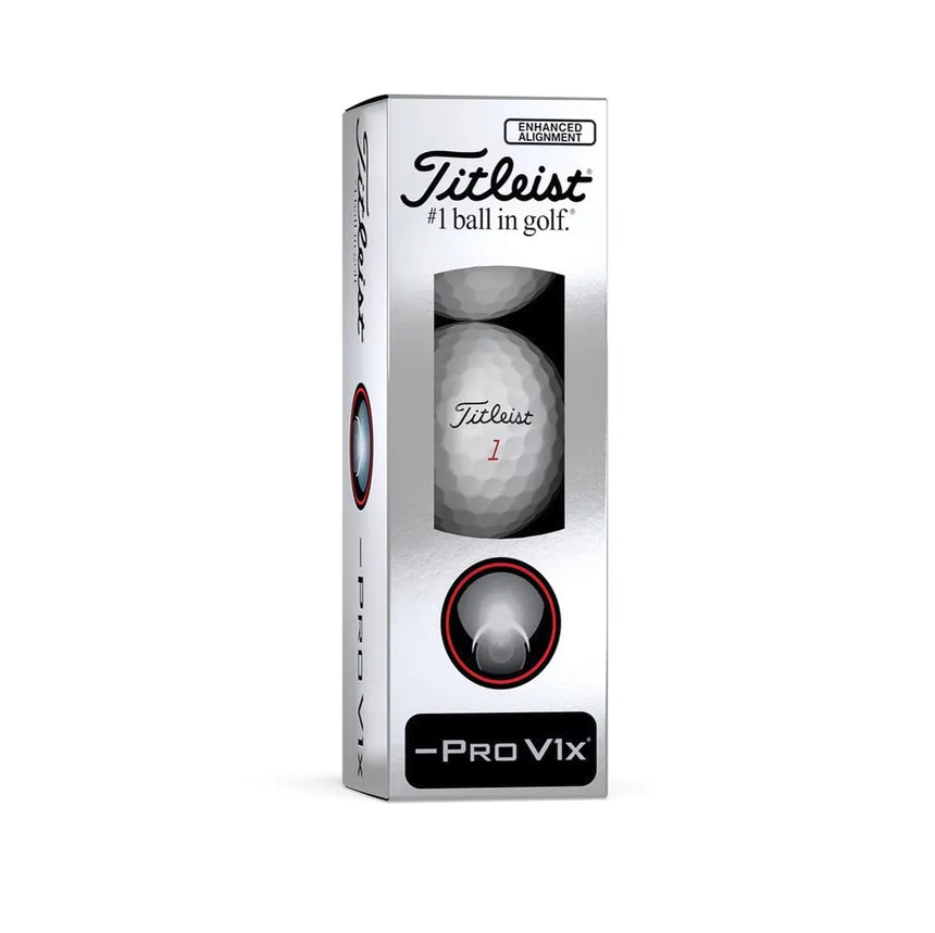 Titleist Pro V1x Left Dash Enhanced Alignment Golf Balls