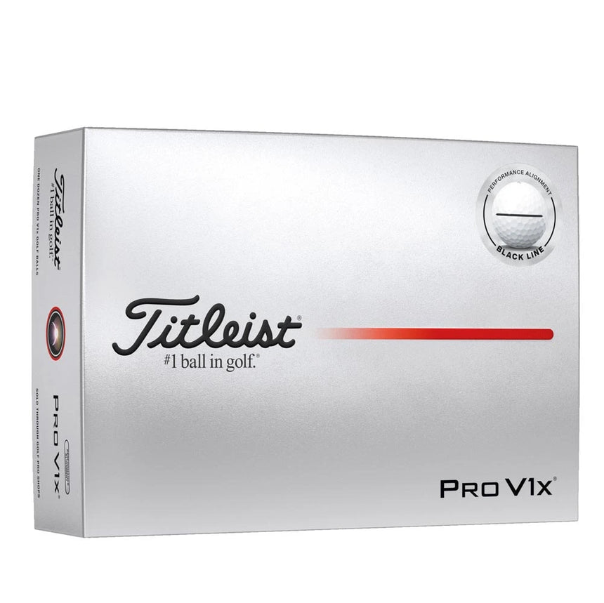 Titleist Pro V1x Performance Alignment Golf Balls - Black