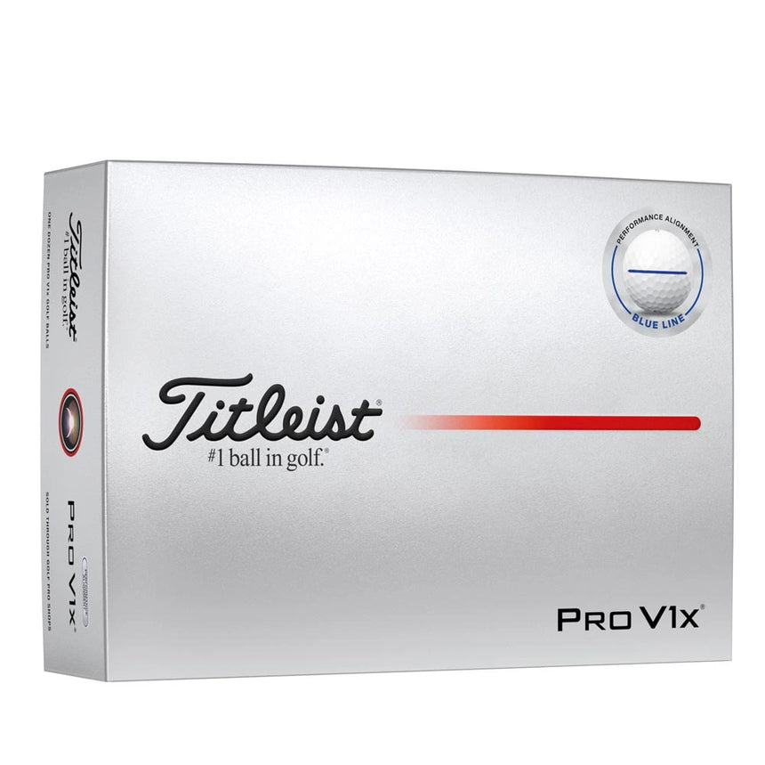 Titleist Pro V1x Performance Alignment Golf Balls - Blue
