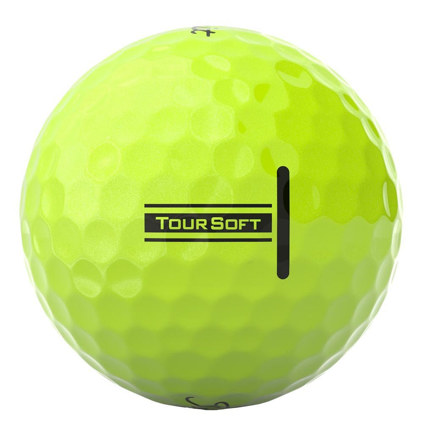 Titleist Tour Soft Golf Balls - Yellow - 2024