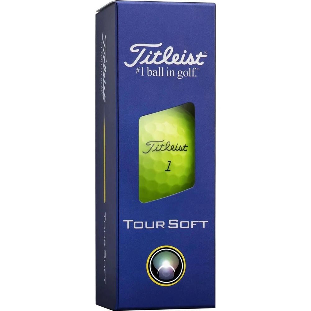 Titleist Tour Soft Yellow Personalized Golf Balls