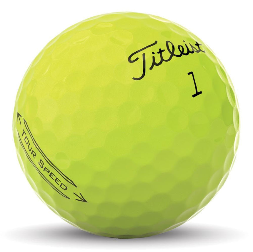 Titleist Tour Speed Golf Balls - Yellow - 2022