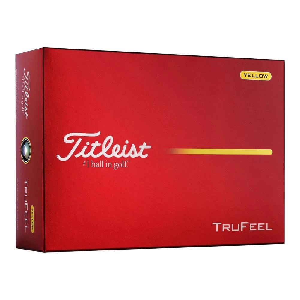 Titleist TruFeel Yellow Personalized Golf Balls