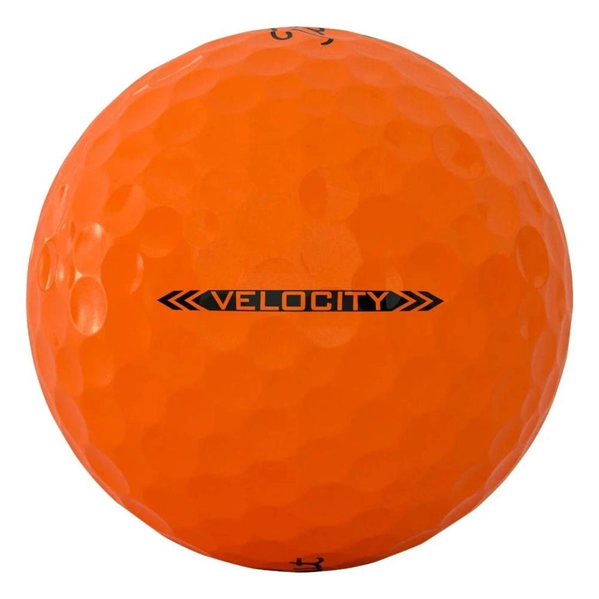 Titleist Velocity Double Digit Golf Balls - Matte Orange
