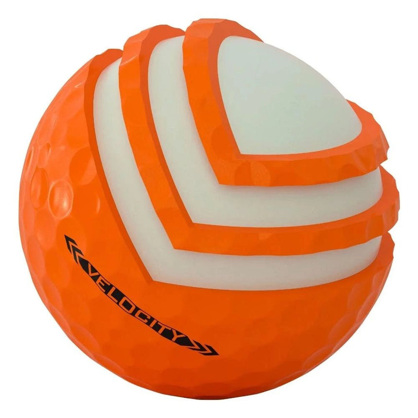 Titleist Velocity Double Digit Golf Balls - Matte Orange