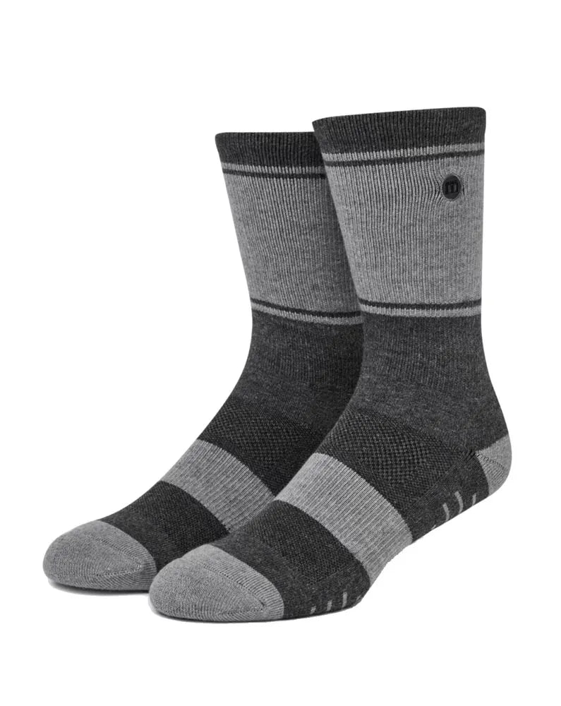 Heather Grey Pinstripe