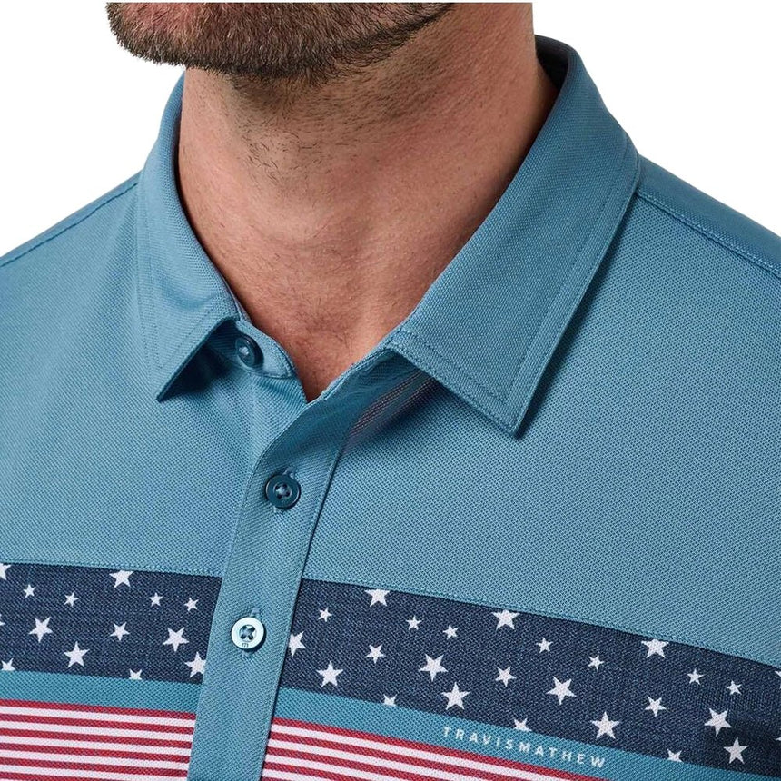 Travis Mathew Good Good Patriot Golf Polo