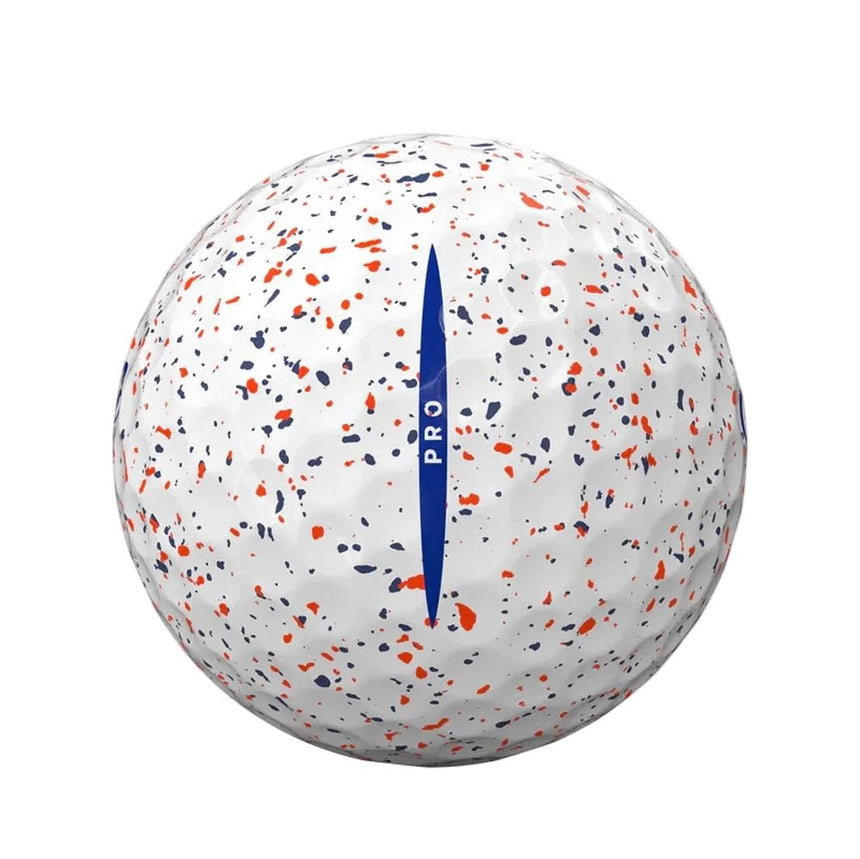 Vice Golf Pro Golf Balls - Drip Red/Blue
