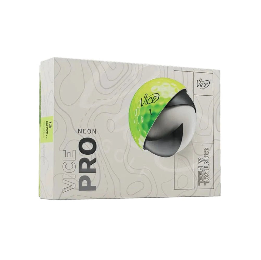 Vice Golf Pro Golf Balls - Neon Lime