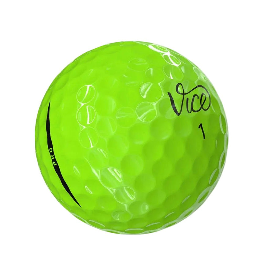 Vice Golf Pro Golf Balls - Neon Lime