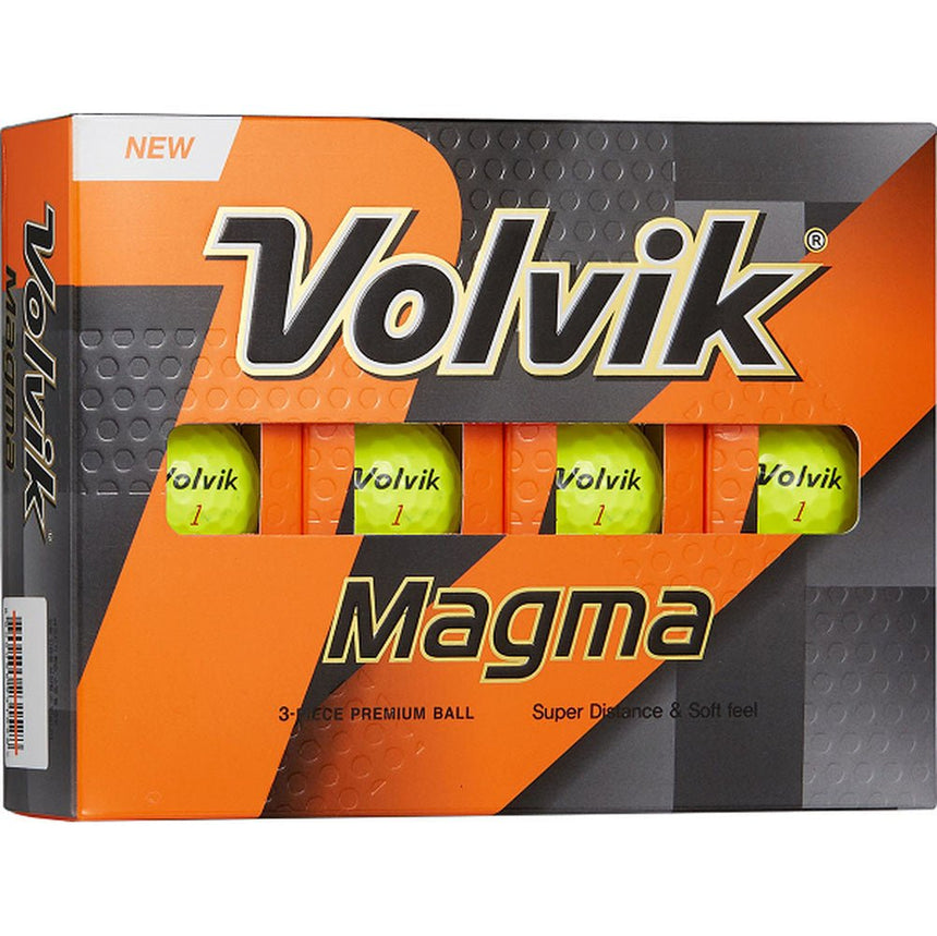 Volvik Magma Golf Balls - Yellow